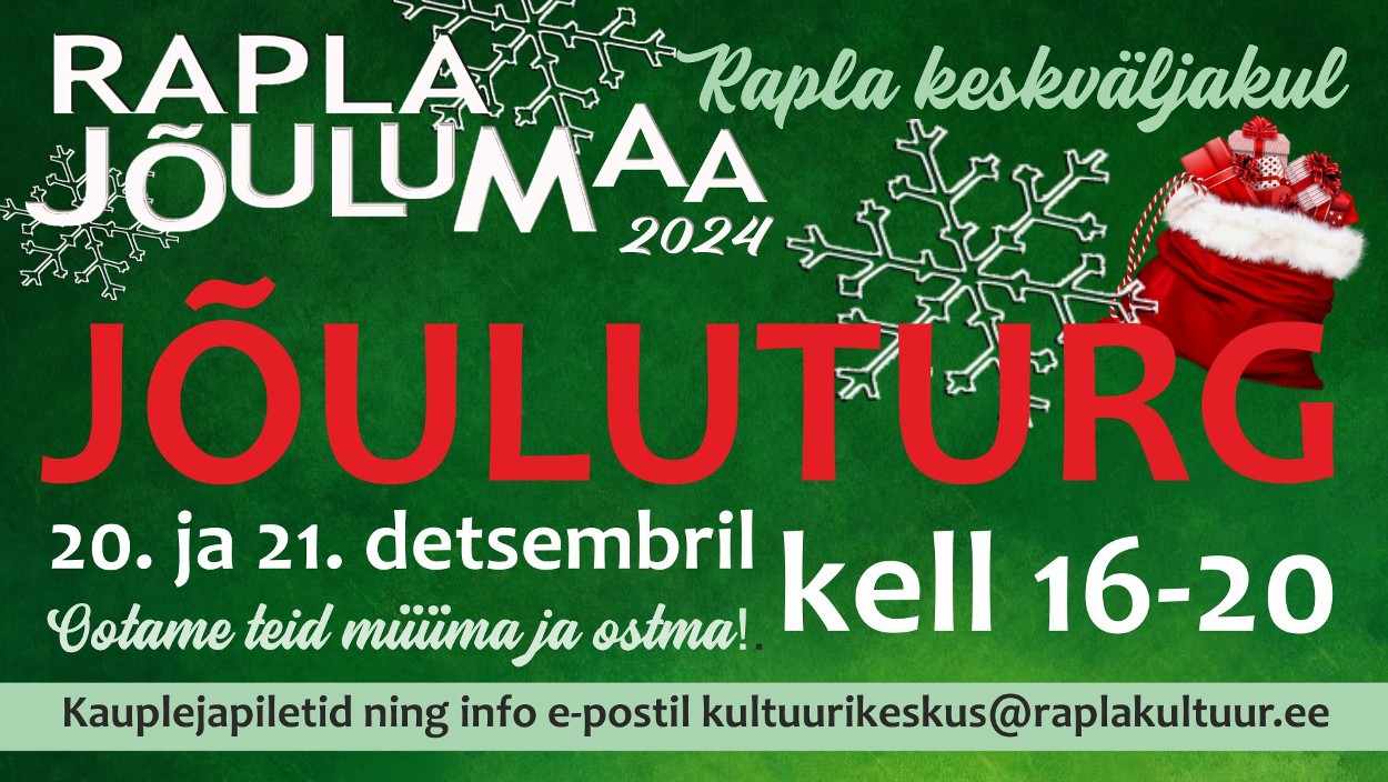 jõuluturu plakat