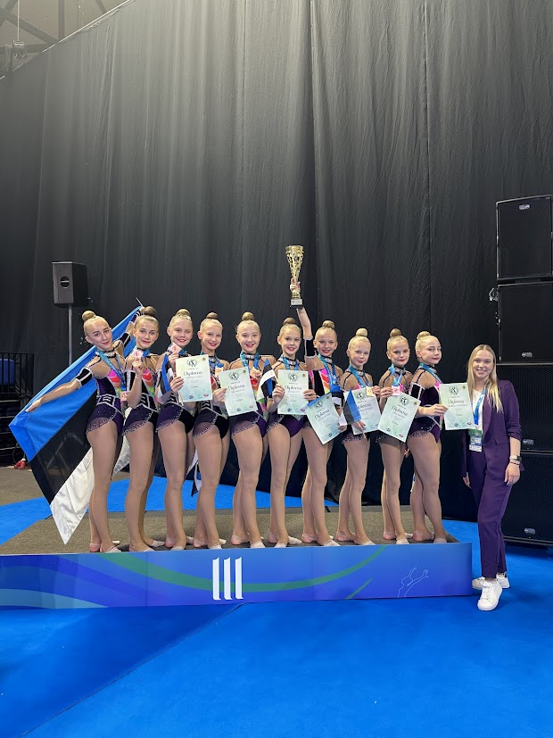 Kaia Kaldas võistkonnaga