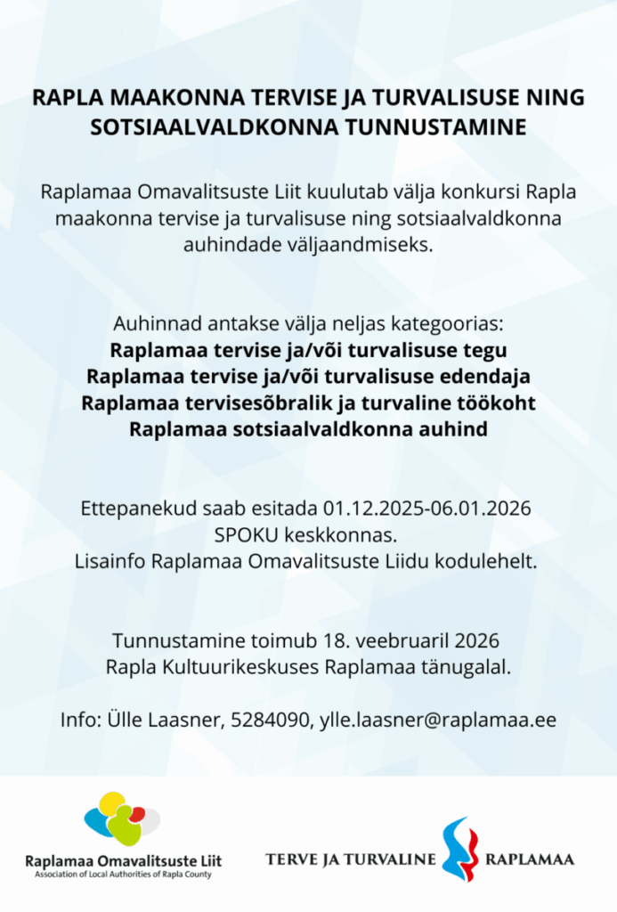 Tervise ja turvalisuse ning sotsiaalvaldkond(3)