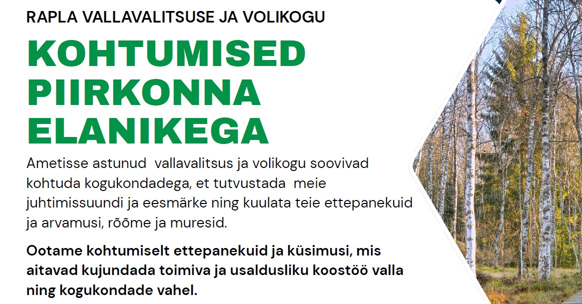 Kohtumised Piirkonna elanikega